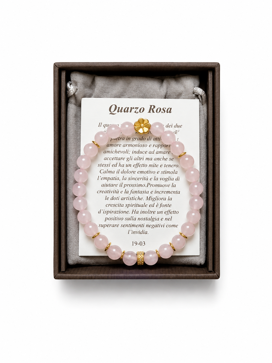 Pulsera Cuarzo Rosa
