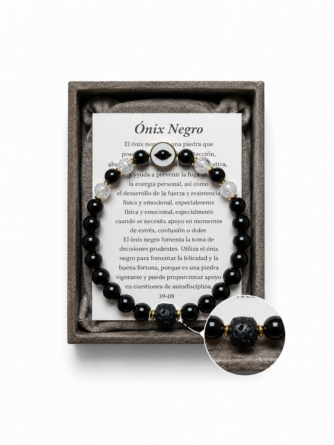Pulsera Ónix Negro